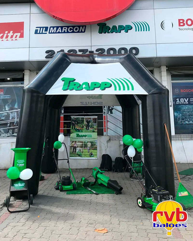 Tenda Inflavel Trapp [equipamentos Para Jardinagem] [ferramentas E Maquinas] A Imagem Mostra Uma Ten