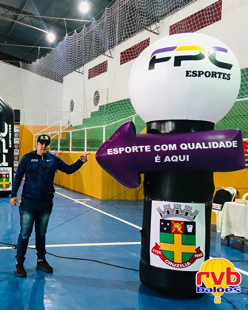 Totem Inflavel [fps Esportes] [totem Inflavel] [esportesvarejo Esportivo] O Totem Mostra A Marca Fps