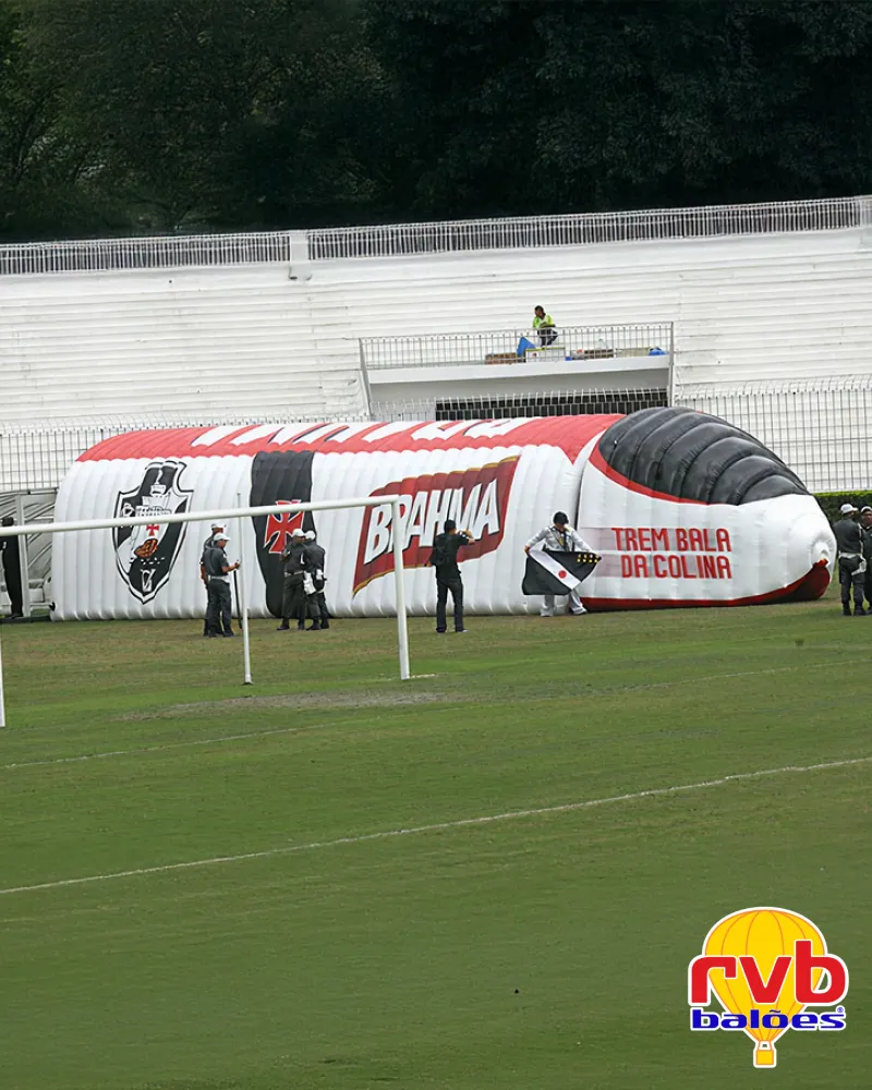 Tunel Inflavel Vasco Brahma Futebol