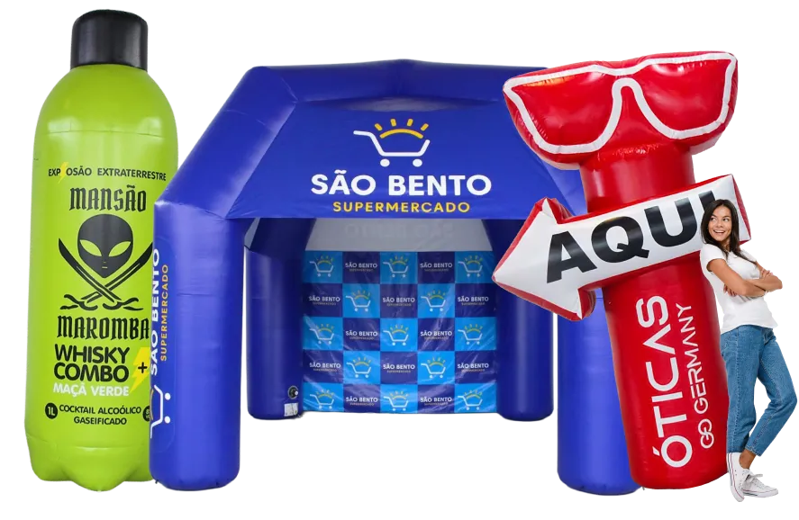 Perguntas frequentes sobre balões infláveis