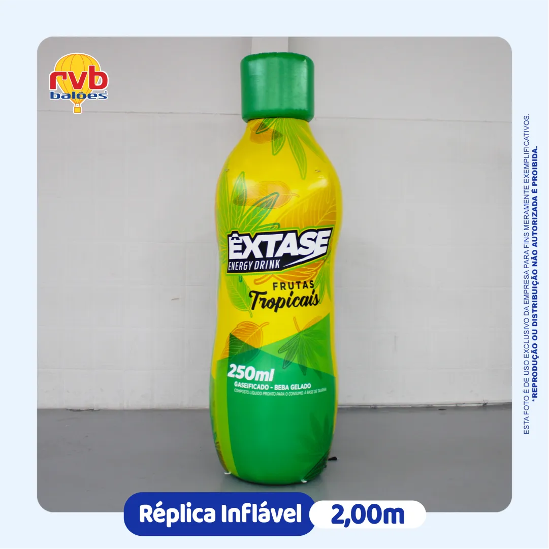 Réplica 2,00 Extase Energético De Frutas Tropicais