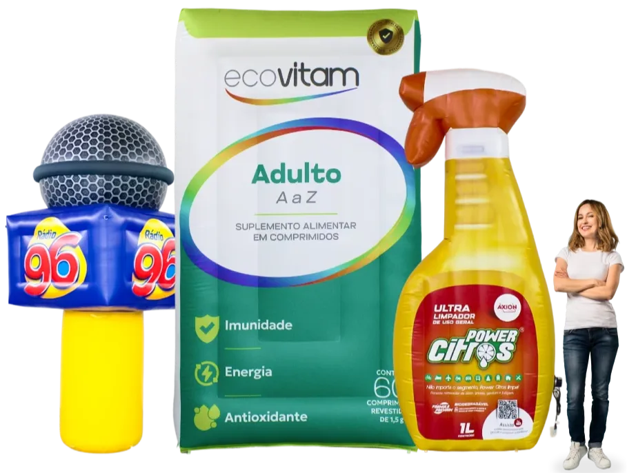 Réplica Inflável Persoanlizada