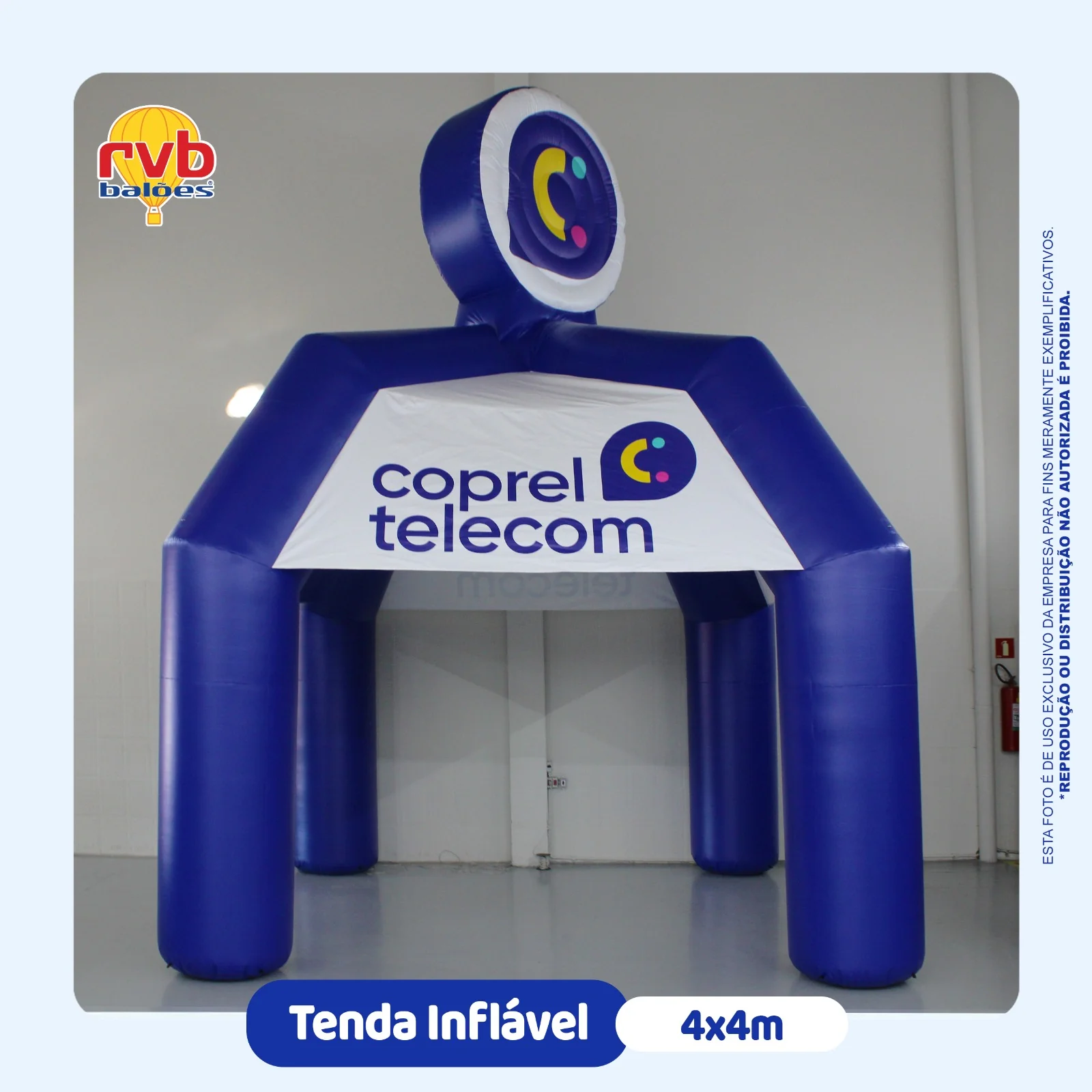 Tenda Inflavel Coprel Telecom Telecomunicacoes