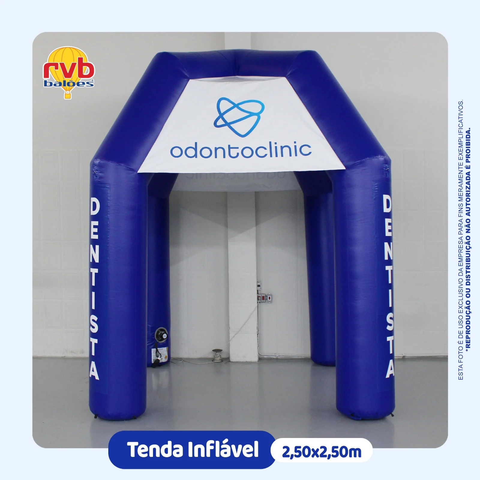 Tenda Inflavel Odontoclinic Dentista Saude