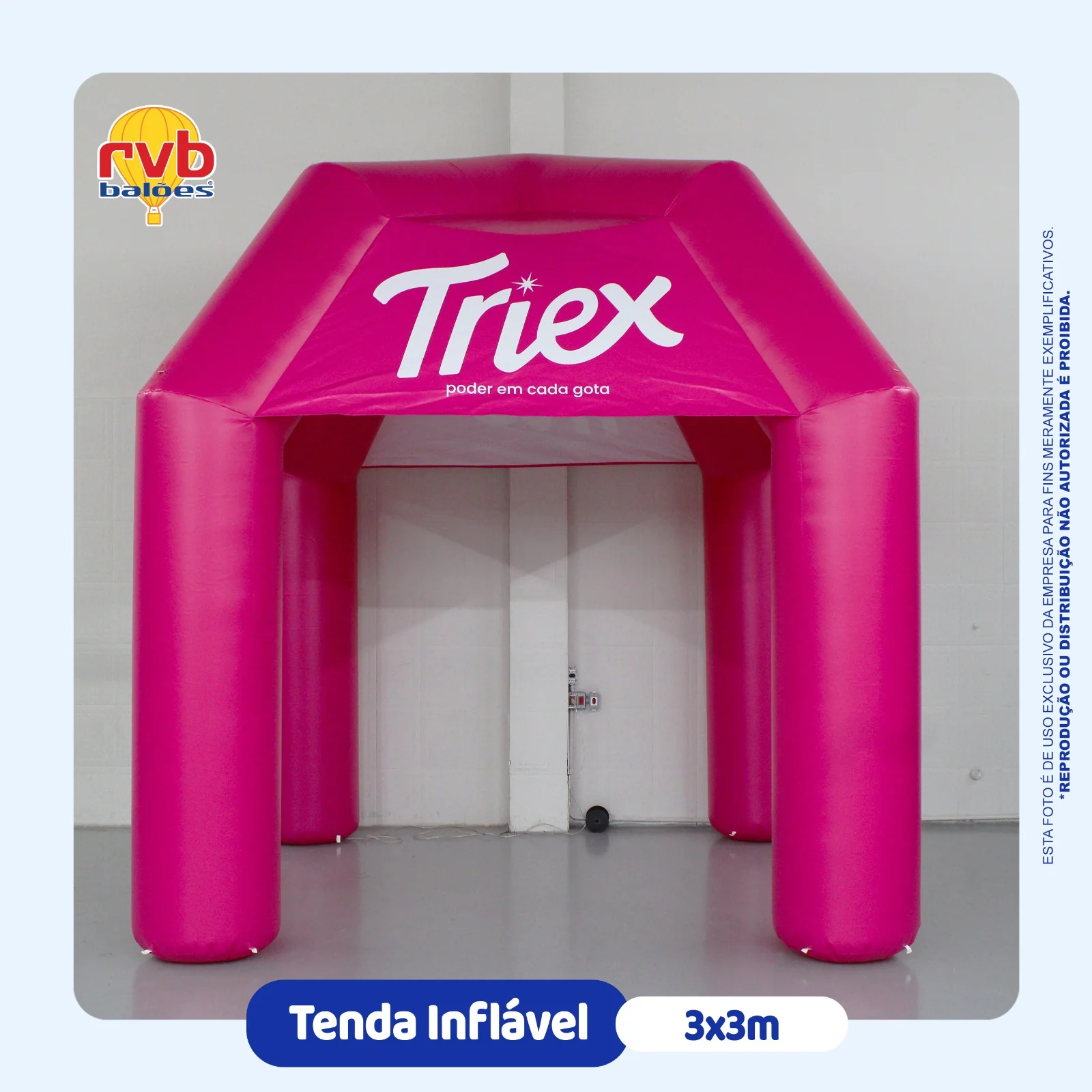Tenda Inflavel Triex Marca Telecomunicacoes