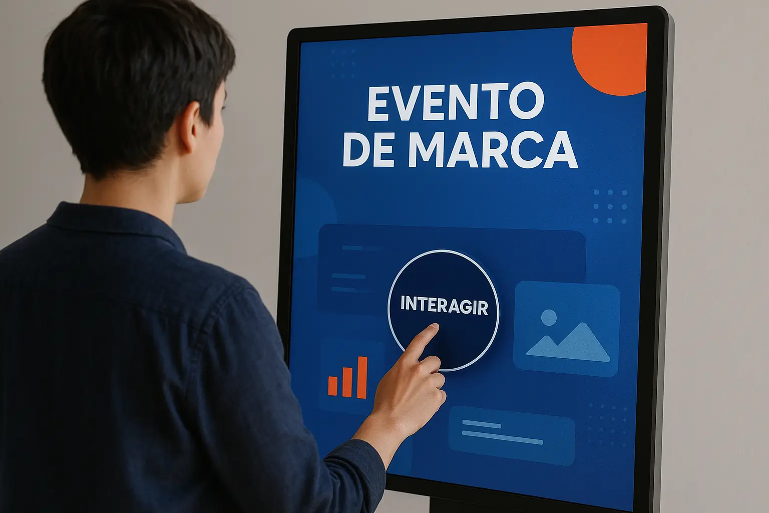 interatividade digital em eventos de marca IA