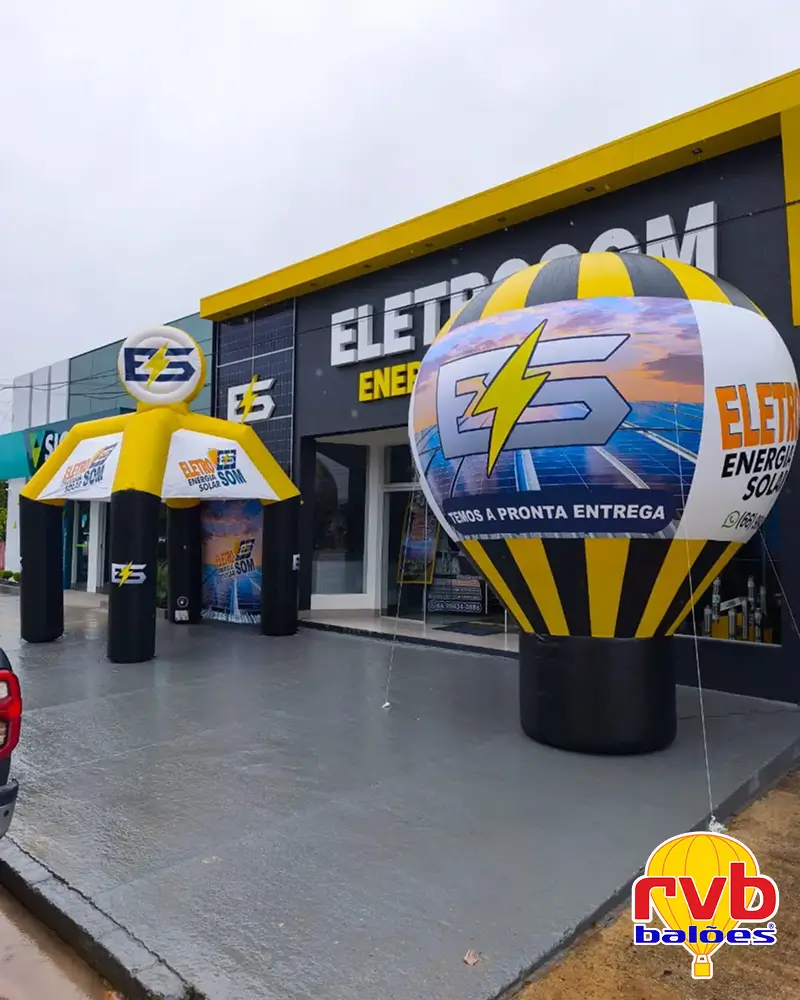 Balão e Tenda Inflável Eletrosom Ponto de venda PDV.png