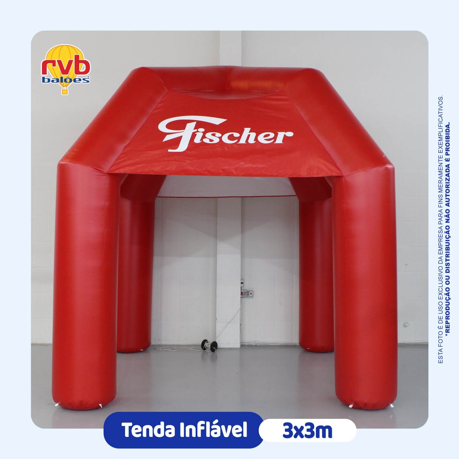 Tenda inflável Marca Fischer