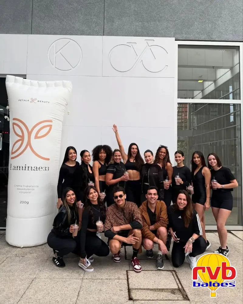 Réplica Inflável Pétala Beauty - Empresa de Cosméticos