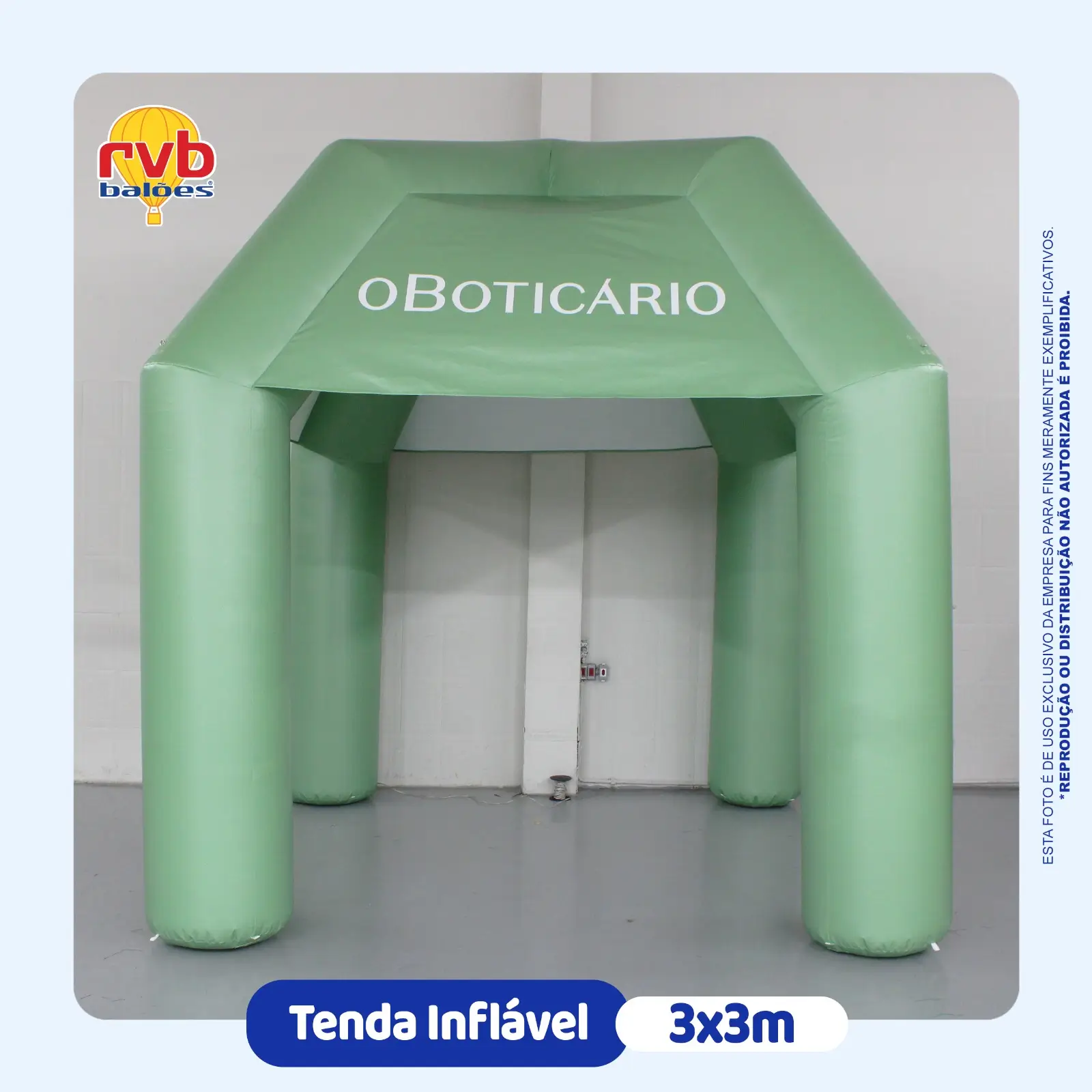Tenda Inflável - Oboticario Cosméticos marketing