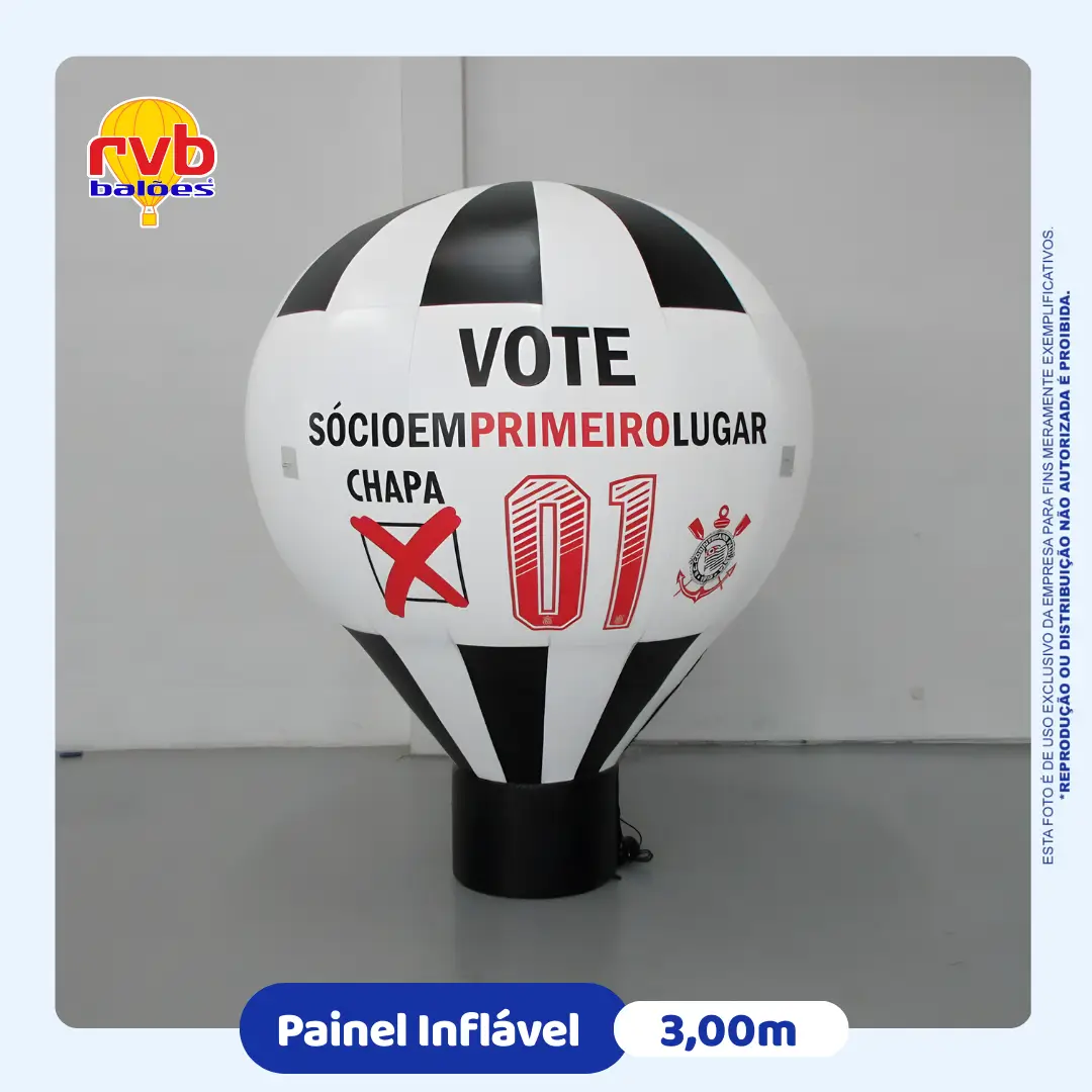 balão campanha corinthians