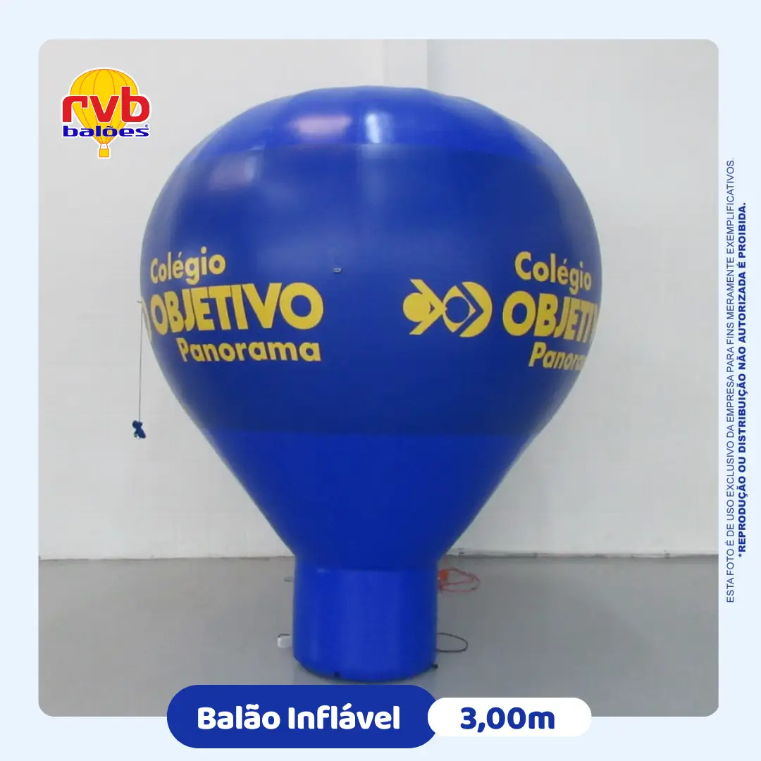 Balão Colégio objetivo Inflável