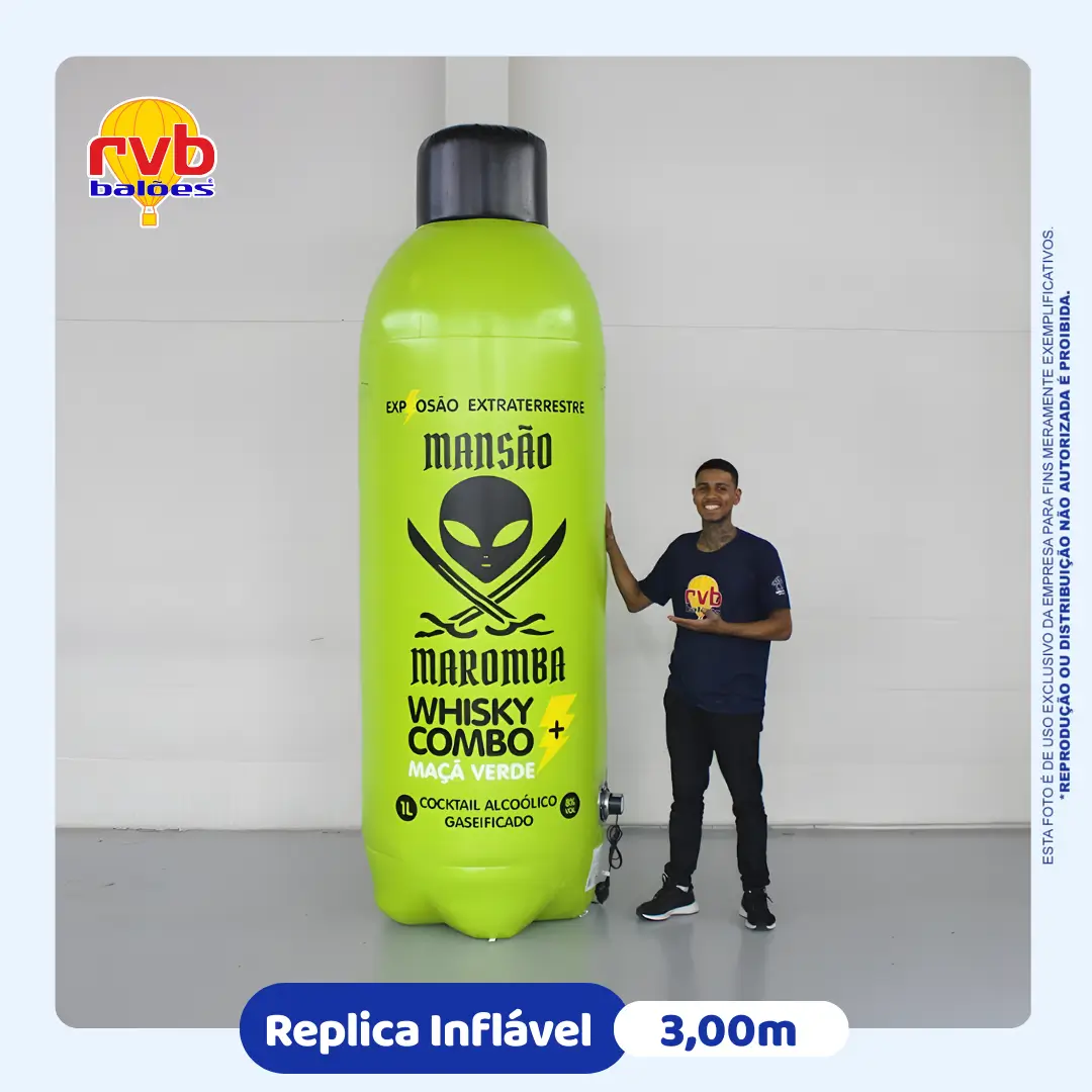 Mansão maromba whisky maça verde inflável