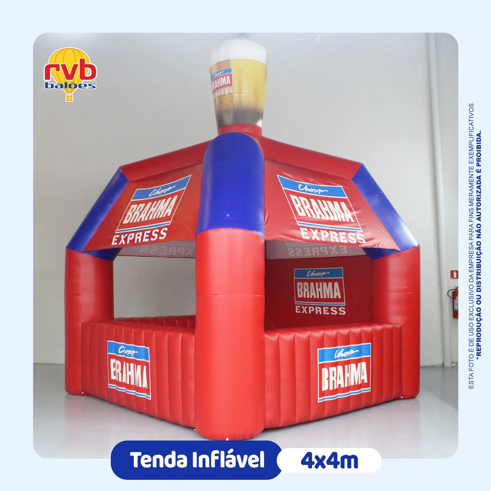 Tenda Inflável Brahma express